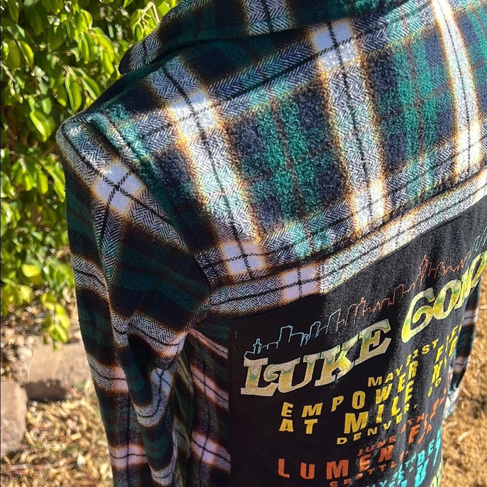 Custom Luke Combs Concert Flannel - Picture 3 of 12